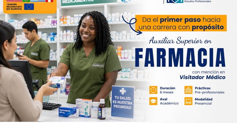 Auxiliar Superior Internacional en Farmacia